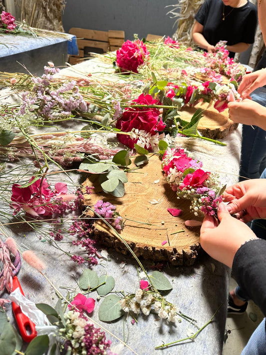 Kranzworkshop - Loops mit stabilisierten Pflanzen